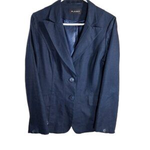 Planet Navy Linen Blazer